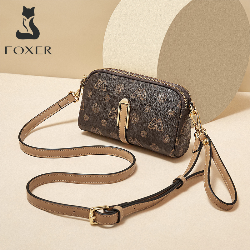 Luxury Bags Vip - FOXER Women Small Crossbody Bag Shoulder