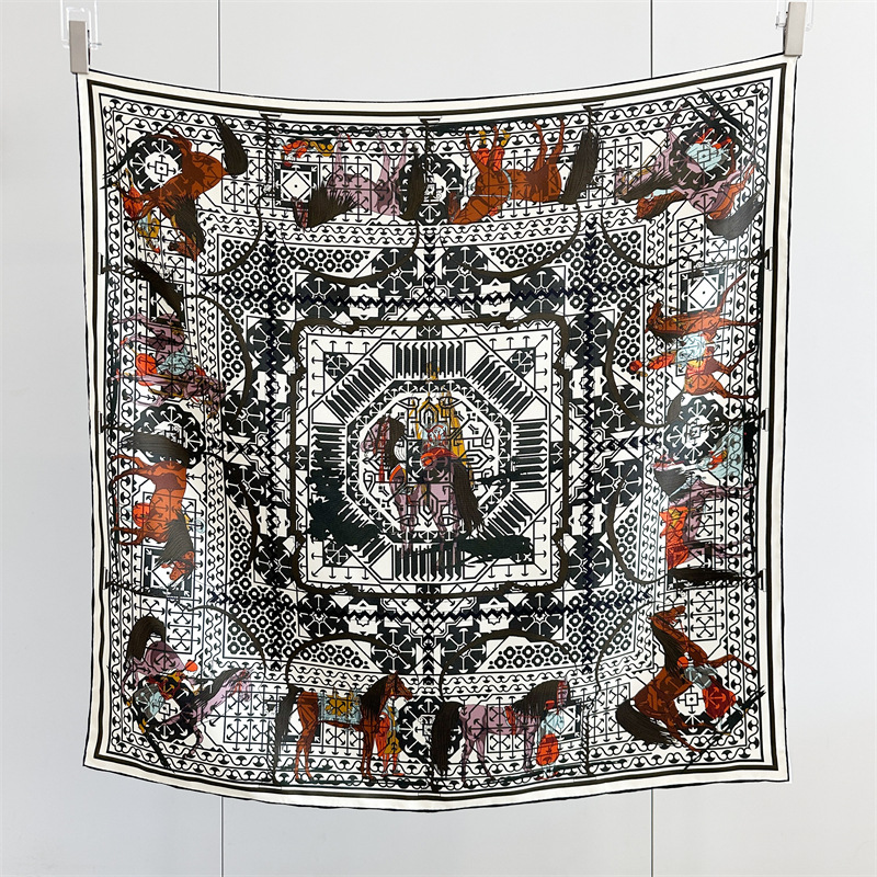 Luxury Bags And Accessories - 14mm Silk Scarf Luxury Square Bandanas