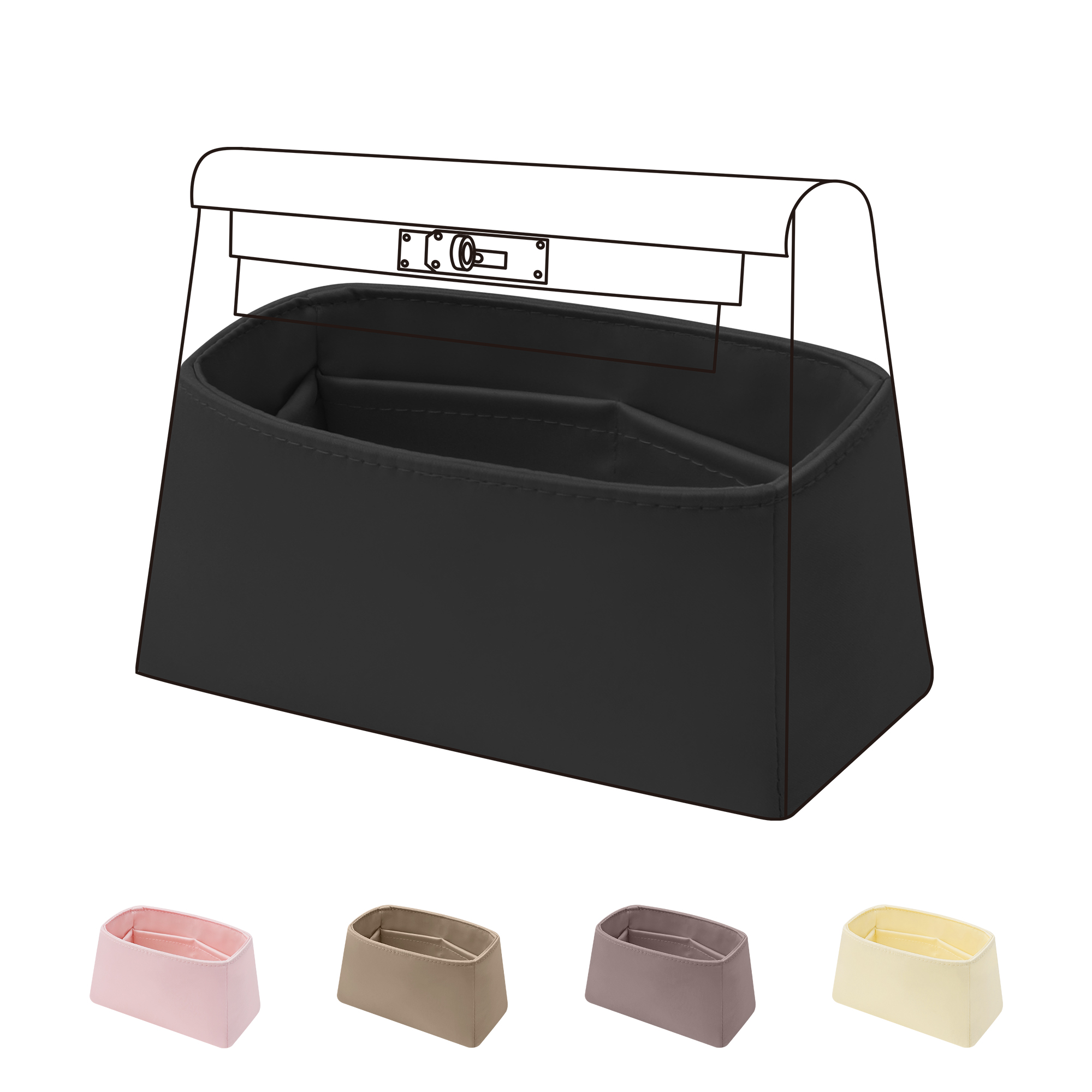 DGAZ Silk Purse Organizer Inse - Luxury Bags Hermes review and price