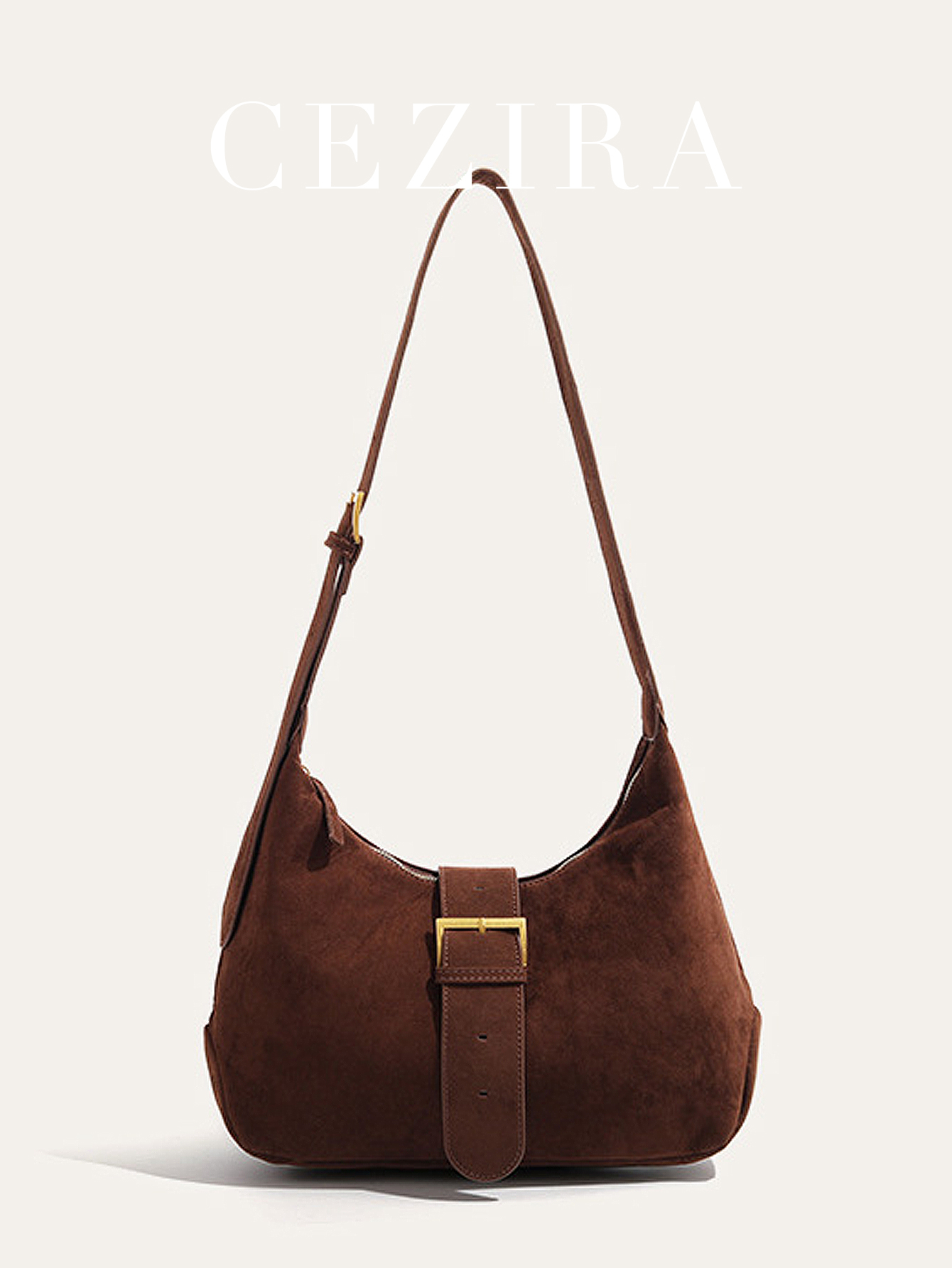 Vintage Style Faux Suede Fabri - Half Moon Bag Suede review and price