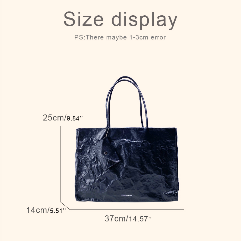 Korean Casual Kraft Paper Tote - Luxury Bags Supplier review and price