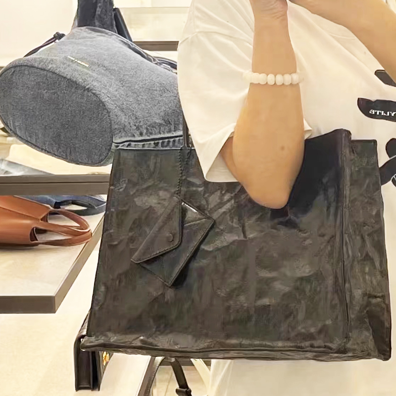 Korean Casual Kraft Paper Tote - Luxury Bags Supplier review and price