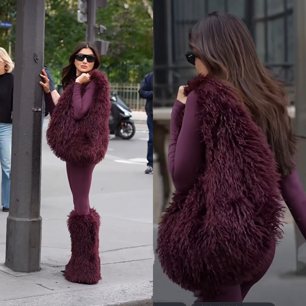 Luxury Fluffy Tote Women Shoul - Half Moon Bag Suede review and price