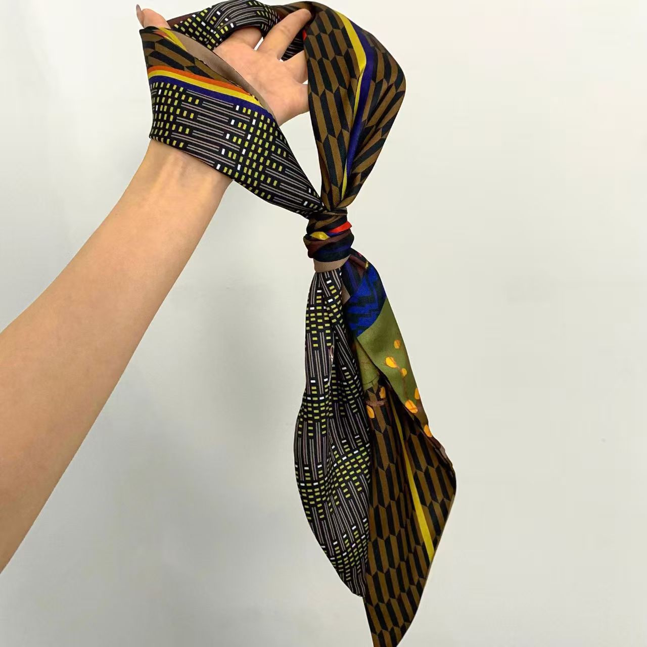 Luxury Print Long Hair Ribbon  - Luxury Bags Supplier review and price