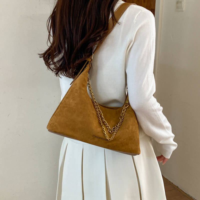 Retro suede women's shoulder b - Half Moon Bag Suede review and price