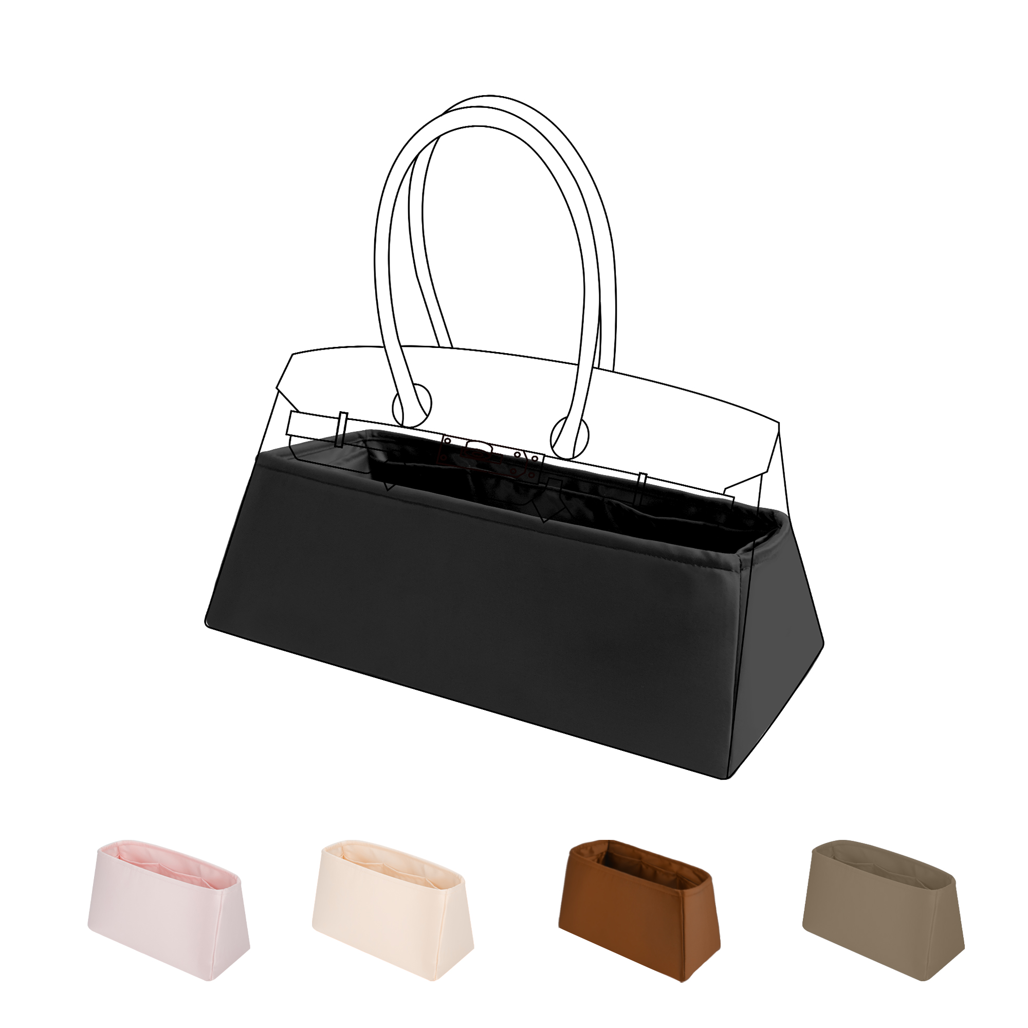 DGAZ Silk Purse Organizer Inse - Luxury Bags Hermes review and price