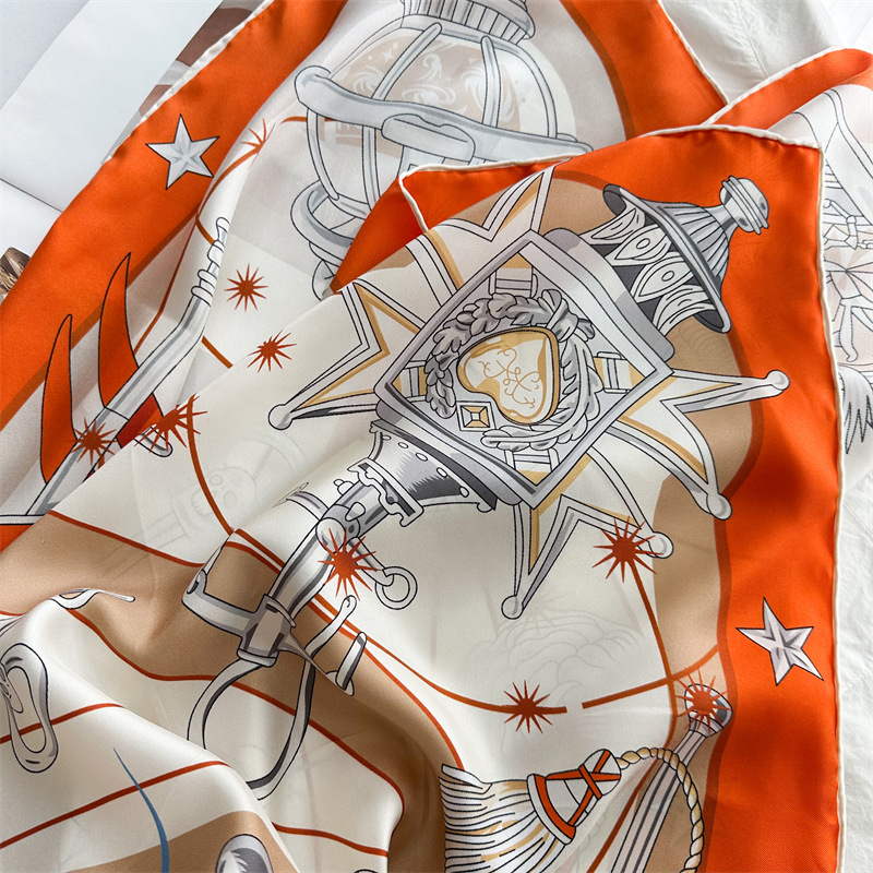 Luxury Brand Scarf Large Silk  - Luxury Bags And Accessories review and price