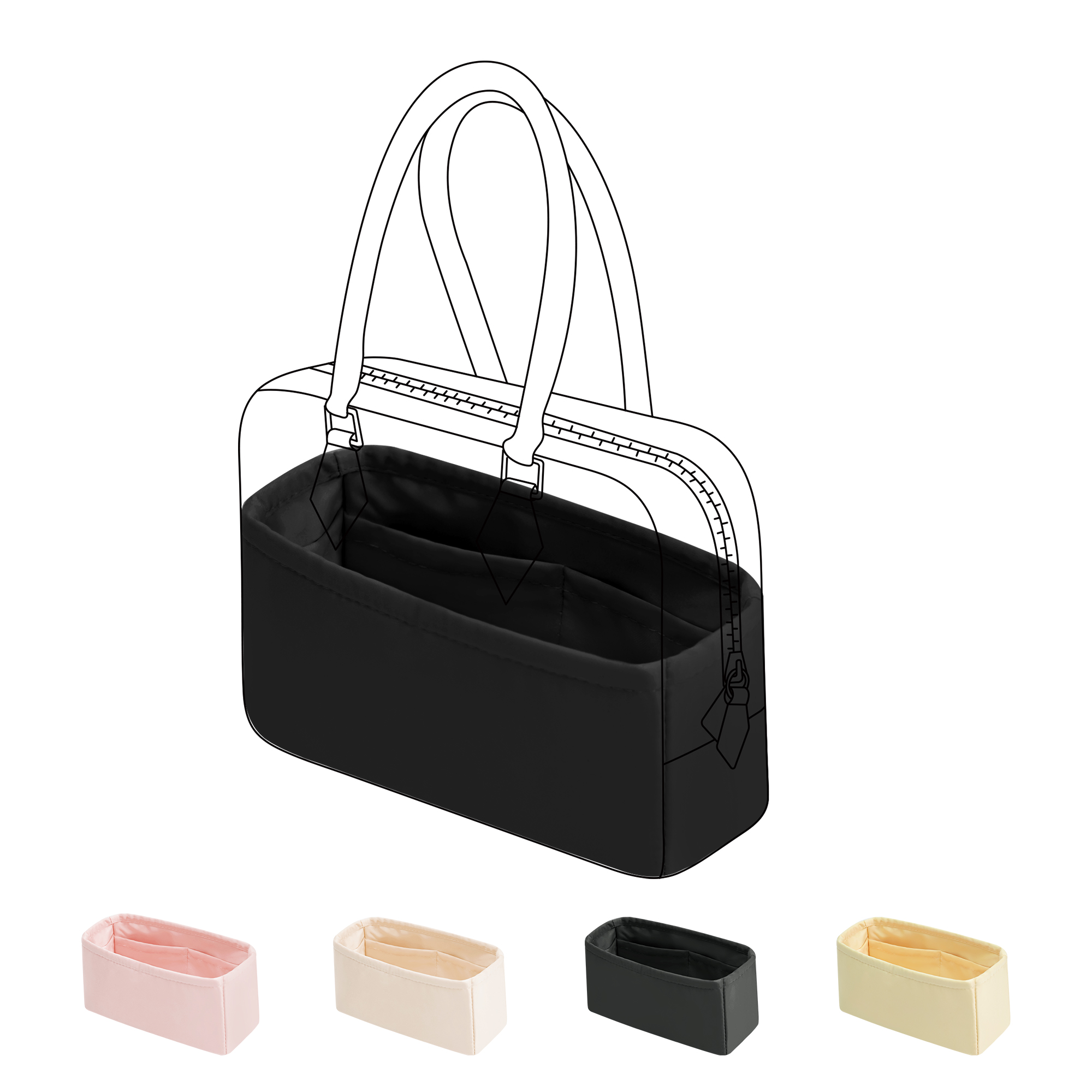 DGAZ Silk Purse Organizer Inse - Luxury Bags Hermes review and price