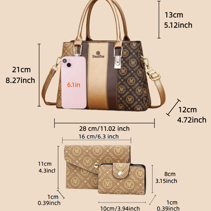 3-piece set of women's handbag - Luxury Bags & Leather Repair Of Atlanta Reviews review and price