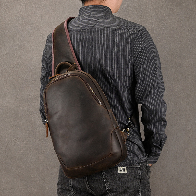 Large Size Causal Chest Bag Ge - Half Moon Bag Suede review and price