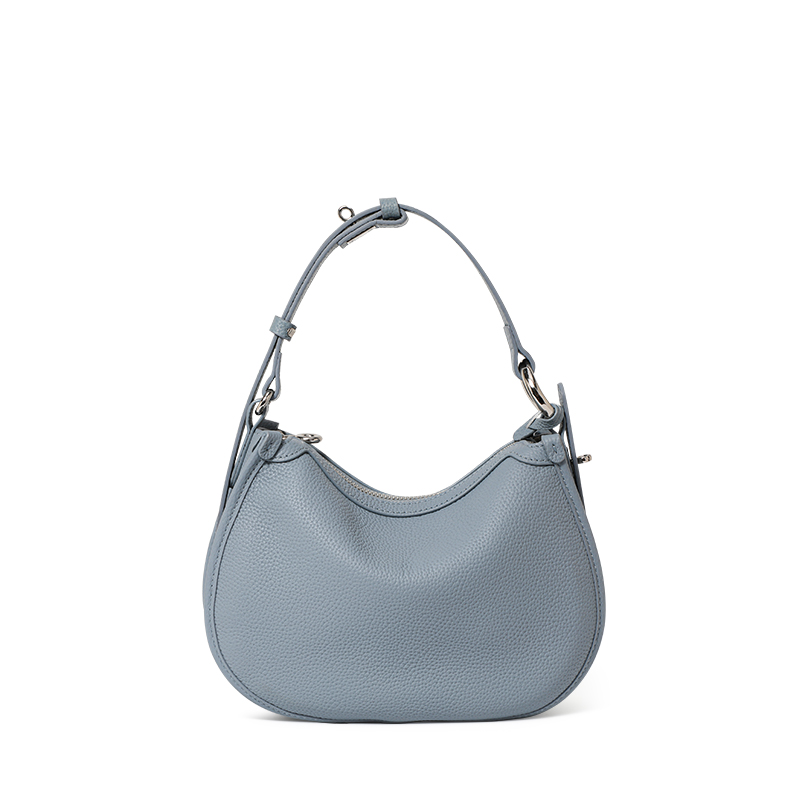 New High-End Leather Crescent  - Half Moon Bag Suede review and price