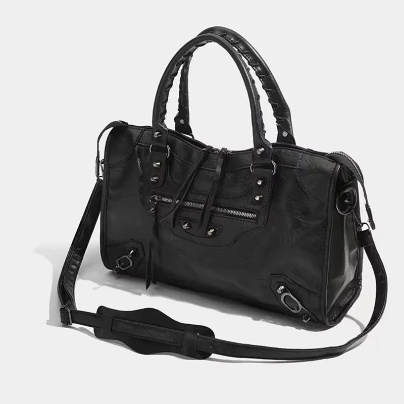 Street Style Rivet Tote Bag Bl - Luxury Bags Vip review and price