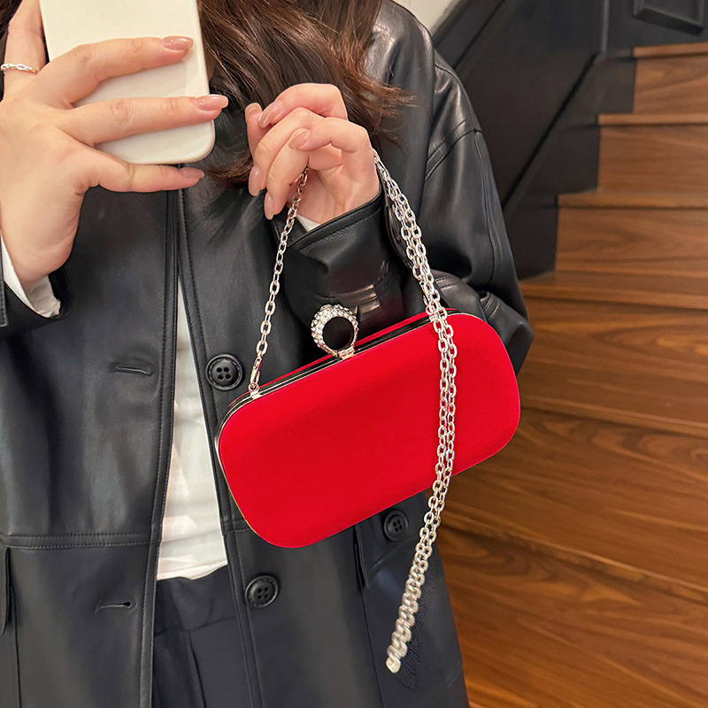 Black Velvet Handbag for Women - Luxury Bags Vip review and price