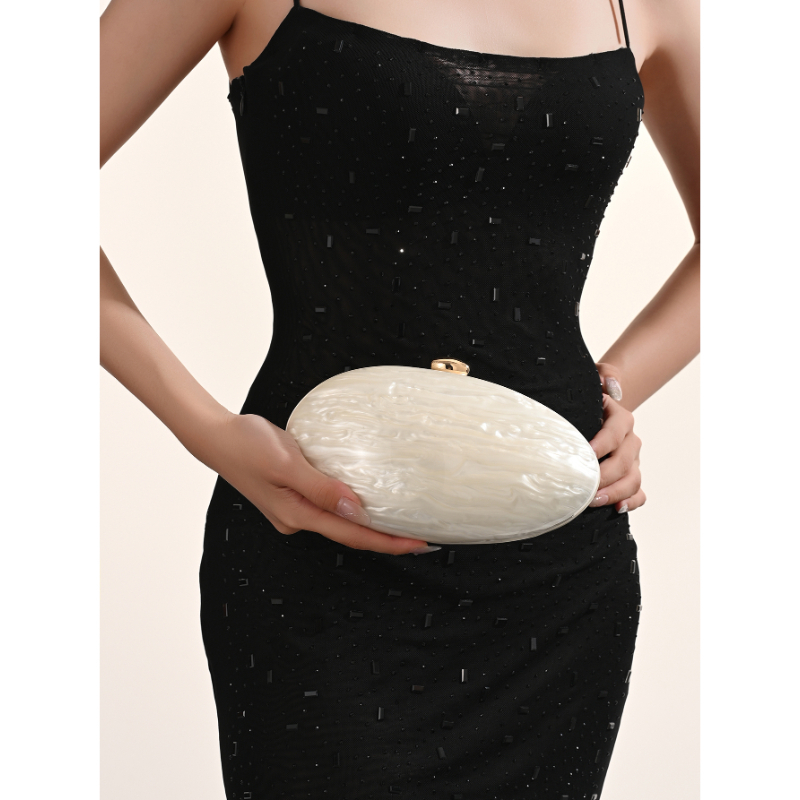 Fashion Acrylic Shell Clutch E - Luxury Bags Medium Size review and price